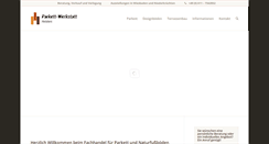 Desktop Screenshot of parkett-werkstatt.com