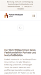 Mobile Screenshot of parkett-werkstatt.com